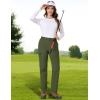 imageTACVASEN Womens Hiking Cargo Pants Lightweight Water Resistant Quick Dry Outdoor Work Mountain Trouser Zipper PocketsArmygreen