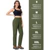 imageTACVASEN Womens Hiking Cargo Pants Lightweight Water Resistant Quick Dry Outdoor Work Mountain Trouser Zipper PocketsArmygreen