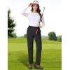 imageTACVASEN Womens Hiking Cargo Pants Lightweight Water Resistant Quick Dry Outdoor Work Mountain Trouser Zipper PocketsBlack