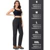 imageTACVASEN Womens Hiking Cargo Pants Lightweight Water Resistant Quick Dry Outdoor Work Mountain Trouser Zipper PocketsBlack