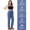 imageTACVASEN Womens Hiking Cargo Pants Lightweight Water Resistant Quick Dry Outdoor Work Mountain Trouser Zipper PocketsBluegray
