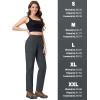 imageTACVASEN Womens Hiking Cargo Pants Lightweight Water Resistant Quick Dry Outdoor Work Mountain Trouser Zipper PocketsDarkgrey