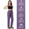 imageTACVASEN Womens Hiking Cargo Pants Lightweight Water Resistant Quick Dry Outdoor Work Mountain Trouser Zipper PocketsDarkpurple