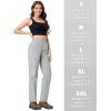 imageTACVASEN Womens Hiking Cargo Pants Lightweight Water Resistant Quick Dry Outdoor Work Mountain Trouser Zipper PocketsLightgrey