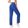 imageTACVASEN Womens Hiking Cargo Pants Lightweight Water Resistant Quick Dry Outdoor Work Mountain Trouser Zipper PocketsVictoriablue