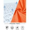 imageTACVASEN Mens Workout Shirts Short Sleeve Athletic Dry Fit Tshirts Running Gym Crewneck TShirtsLight Orange