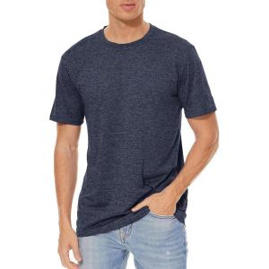 imageTACVASEN Mens Workout Shirts Short Sleeve Athletic Dry Fit Tshirts Running Gym Crewneck TShirtsBlack