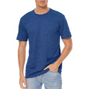 imageTACVASEN Mens Workout Shirts Short Sleeve Athletic Dry Fit Tshirts Running Gym Crewneck TShirtsDark Blue