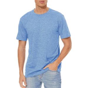 imageTACVASEN Mens Workout Shirts Short Sleeve Athletic Dry Fit Tshirts Running Gym Crewneck TShirtsLight Blue