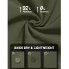 imageTACVASEN Mens Lighweight Hiking Pants Athletic Casual Quick Dry Stretch Water Resistant Joggers with Pockets Workout GymArmy Green