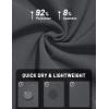 imageTACVASEN Mens Lighweight Hiking Pants Athletic Casual Quick Dry Stretch Water Resistant Joggers with Pockets Workout GymDark Gray