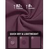 imageTACVASEN Mens Lighweight Hiking Pants Athletic Casual Quick Dry Stretch Water Resistant Joggers with Pockets Workout GymFuchsia