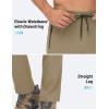 imageTACVASEN Mens Lighweight Hiking Pants Athletic Casual Quick Dry Stretch Water Resistant Joggers with Pockets Workout GymKhaki