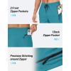 imageTACVASEN Mens Lighweight Hiking Pants Athletic Casual Quick Dry Stretch Water Resistant Joggers with Pockets Workout GymLake Blue