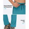 imageTACVASEN Mens Lighweight Hiking Pants Athletic Casual Quick Dry Stretch Water Resistant Joggers with Pockets Workout GymLake Blue