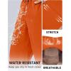 imageTACVASEN Mens Lighweight Hiking Pants Athletic Casual Quick Dry Stretch Water Resistant Joggers with Pockets Workout GymOrange