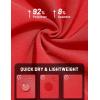imageTACVASEN Mens Lighweight Hiking Pants Athletic Casual Quick Dry Stretch Water Resistant Joggers with Pockets Workout GymTomato Red