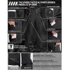 imageTACVASEN Mens Cargo Work Pants Construction Tactical Water Resistant Lightweight Outdoor Hiking Pants with 9 PocketsBlack