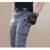 imageTACVASEN Mens Cargo Work Pants Construction Tactical Water Resistant Lightweight Outdoor Hiking Pants with 9 PocketsGray