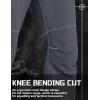 imageTACVASEN Mens Cargo Work Pants Construction Tactical Water Resistant Lightweight Outdoor Hiking Pants with 9 PocketsGray