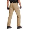 imageTACVASEN Mens Cargo Work Pants Construction Tactical Water Resistant Lightweight Outdoor Hiking Pants with 9 PocketsKhaki