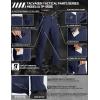 imageTACVASEN Mens Cargo Work Pants Construction Tactical Water Resistant Lightweight Outdoor Hiking Pants with 9 PocketsNavy