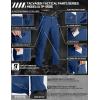 imageTACVASEN Mens Cargo Work Pants Construction Tactical Water Resistant Lightweight Outdoor Hiking Pants with 9 PocketsRoyal Blue