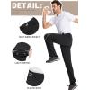imageTACVASEN Mens Hiking Pants Lightweight Quick Dry Work Pants with 6 Pockets Tactical Water Resistant Ripstop Outdoor TrekkingBlack