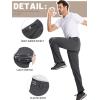 imageTACVASEN Mens Hiking Pants Lightweight Quick Dry Work Pants with 6 Pockets Tactical Water Resistant Ripstop Outdoor TrekkingDark Grey