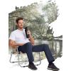 imageTACVASEN Mens Hiking Pants Lightweight Quick Dry Work Pants with 6 Pockets Tactical Water Resistant Ripstop Outdoor TrekkingNavy