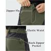 imageTACVASEN Mens Skiing Snow Pants Fleece Lined Waterproof Winter Insulated Hiking Pant for Outdoor Work Hunting CargoDgrey Green