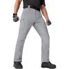 imageTACVASEN Mens Cargo Work Pants Construction Tactical Water Resistant Lightweight Outdoor Hiking Pants with 9 PocketsLight Grey