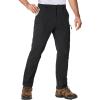 imageTACVASEN Mens Hiking Pants Lightweight Quick Dry Work Pants with 6 Pockets Tactical Water Resistant Ripstop Outdoor TrekkingBlack