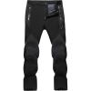 imageTACVASEN Mens Hiking Snowboard Pants Water Resistant Outdoor Recreation Fleece Lined Ski PantsBlack