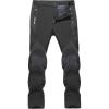 imageTACVASEN Mens Hiking Snowboard Pants Water Resistant Outdoor Recreation Fleece Lined Ski PantsDark Grey