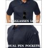 imageTACVASEN Mens Golf Polo Short Sleeve Performance Polo Quick Dry Tactical Polo Shirt Dry Fit Pique Lightweight Shirt02navy