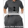 imageTACVASEN Mens Golf Polo Short Sleeve Performance Polo Quick Dry Tactical Polo Shirt Dry Fit Pique Lightweight Shirt03grey