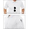 imageTACVASEN Mens Golf Polo Short Sleeve Performance Polo Quick Dry Tactical Polo Shirt Dry Fit Pique Lightweight Shirt04white