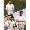 imageTACVASEN Mens Golf Polo Short Sleeve Performance Polo Quick Dry Tactical Polo Shirt Dry Fit Pique Lightweight Shirt04white