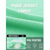 imageTACVASEN Mens Golf Polo Short Sleeve Performance Polo Quick Dry Tactical Polo Shirt Dry Fit Pique Lightweight Shirt05mint Green