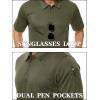 imageTACVASEN Mens Golf Polo Short Sleeve Performance Polo Quick Dry Tactical Polo Shirt Dry Fit Pique Lightweight Shirt09army Green