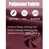 imageTACVASEN Mens Golf Polo Short Sleeve Performance Polo Quick Dry Tactical Polo Shirt Dry Fit Pique Lightweight Shirt13wine Red