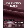 imageTACVASEN Mens Golf Polo Short Sleeve Performance Polo Quick Dry Tactical Polo Shirt Dry Fit Pique Lightweight Shirt13wine Red