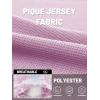 imageTACVASEN Mens Golf Polo Short Sleeve Performance Polo Quick Dry Tactical Polo Shirt Dry Fit Pique Lightweight Shirt16pink Purple