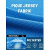 imageTACVASEN Mens Golf Polo Short Sleeve Performance Polo Quick Dry Tactical Polo Shirt Dry Fit Pique Lightweight Shirt22azure