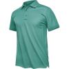 imageTACVASEN Mens Golf Polo Short Sleeve Performance Polo Quick Dry Tactical Polo Shirt Dry Fit Pique Lightweight Shirt06grey Green