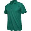imageTACVASEN Mens Golf Polo Short Sleeve Performance Polo Quick Dry Tactical Polo Shirt Dry Fit Pique Lightweight Shirt07egreen