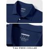 imageTACVASEN Mens Golf Shirt Dry Fit Mens Polo Shirts Short Sleeve Performance Golf Polos for Men with Collar Work Shirts01navy