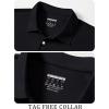 imageTACVASEN Mens Golf Shirt Dry Fit Mens Polo Shirts Short Sleeve Performance Golf Polos for Men with Collar Work Shirts02black