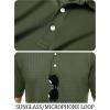 imageTACVASEN Mens Golf Shirt Dry Fit Mens Polo Shirts Short Sleeve Performance Golf Polos for Men with Collar Work Shirts07army Green